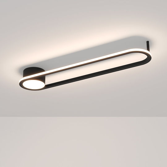 Eglo Deckenleuchte montieren 50cm Schwarz mit Integrierte LED