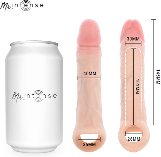 Mr Intense Arnold M Ultra-realistic Vibrating Penis Sleeve 14.5 Cm Ã' 4 Cm