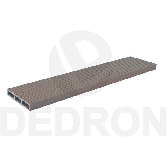 Dedron Deck Περίφραξης Κήπου Brown Maron από WPC 390x12x2εκ. Καφέ