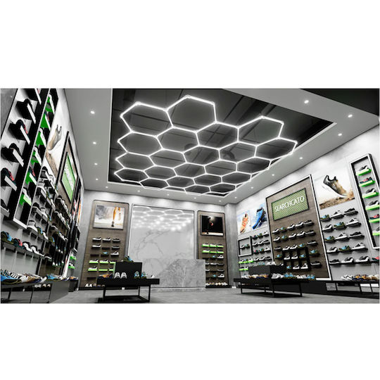 Commercial Linear LED Ceiling Light Cold White