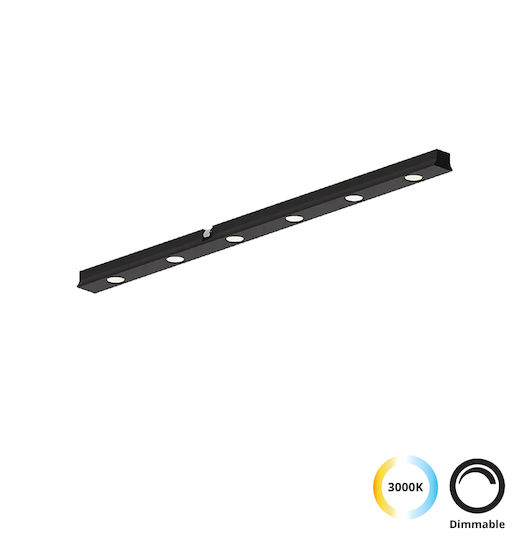 Viokef LED Commercial Linear Ceiling Light 5W Warm White