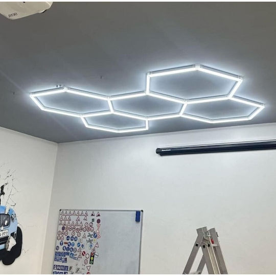 LED Lighting Commercial Linear Ceiling Light Cold White