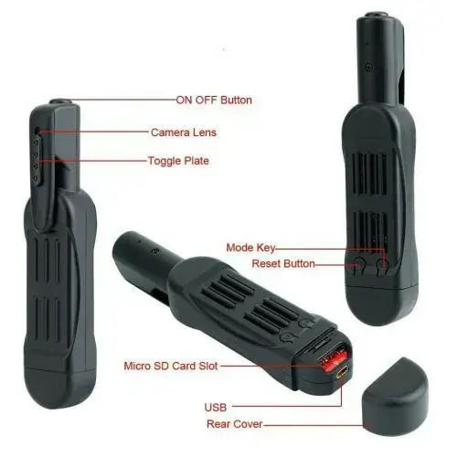 Hidden Camera Pen 1080p with Memory Card Slot