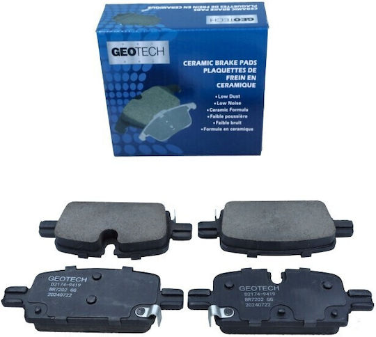 Brake Pads Chevrolet Rear Silverado 19 85140320