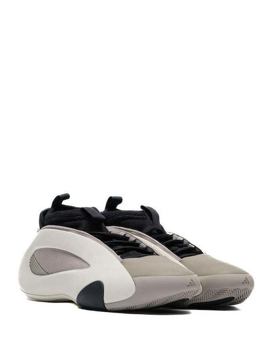 Harden Volume 8 Low Basketball Shoes Feather Grey Ivory Core Black
