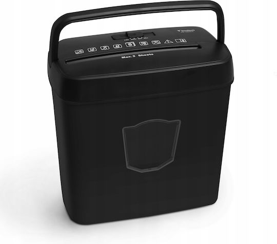 Shredder Καταστροφέας Εγγράφων 5 Φύλλων με Κάδο 12.5lt