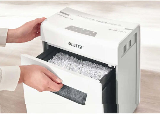 Leitz Aktenvernichter IQ Protect 3M Querschnitt 3 Blätter mit Behälterkapazität 10lt