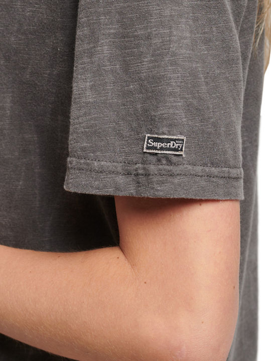 Vintage Logo Damen T-shirt Vintage Schwarz