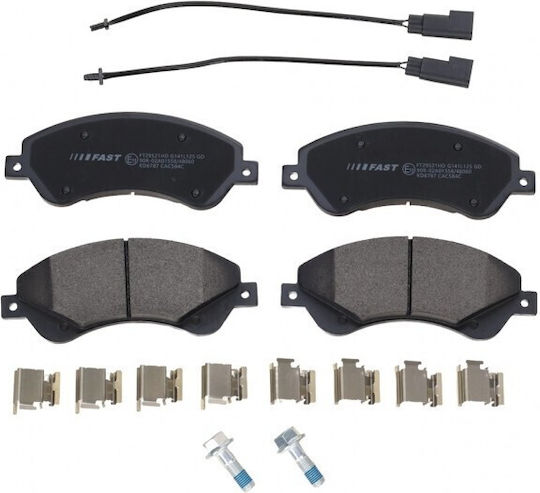 Fast Auto Bremsbelag Ford Transit 06 Vorderseite 2 Sensors 280/300 Me6c1j2k021bb