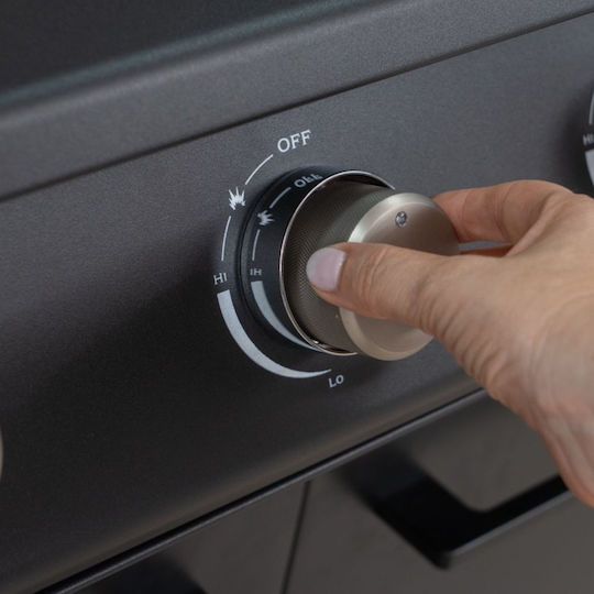 Brabura Fusion 400 Lite Ψησταριά Υγραερίου Σχάρας 77x46εκ. με 4 Εστίες