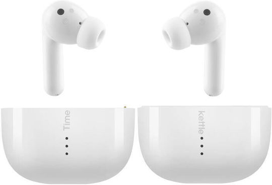 Timekettle M3 Offline Language Translator In-Ear Bluetooth-Freisprecheinrichtung Kopfhörer mit Schweißresistenz und Ladeetui Weiß