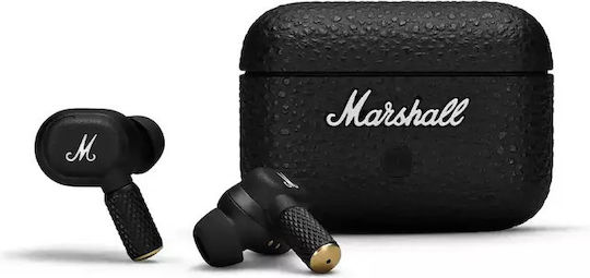 Marshall Motif II ANC In-ear Bluetooth Handsfree Ακουστικά με Αντοχή στον Ιδρώτα και Θήκη Φόρτισης Μαύρα
