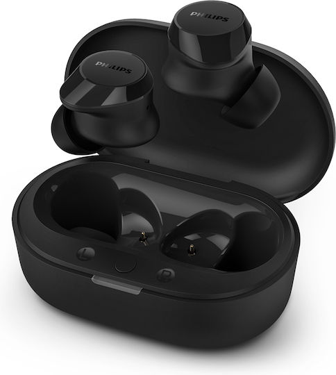 Philips TAT1209 In-ear Bluetooth Handsfree Earphones with Sweat Resistance and Charging Case Black