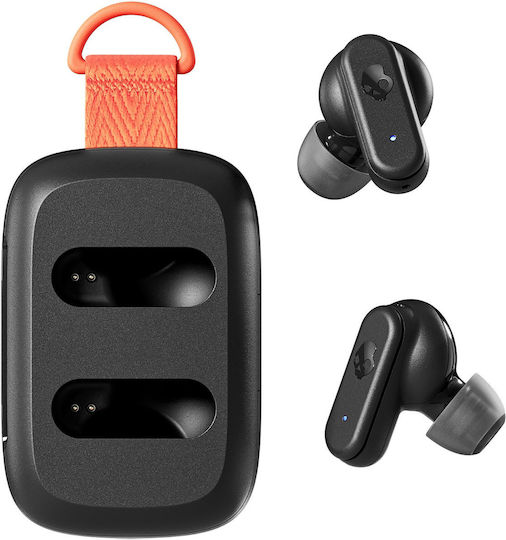 Skullcandy Dime 3 In-Ear Bluetooth-Freisprecheinrichtung Kopfhörer mit Schweißresistenz und Ladeetui Schwarz