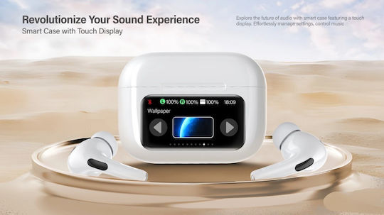 Riversong Airfly T2 In-ear Bluetooth Handsfree Ακουστικά με Αντοχή στον Ιδρώτα και Θήκη Φόρτισης Λευκά