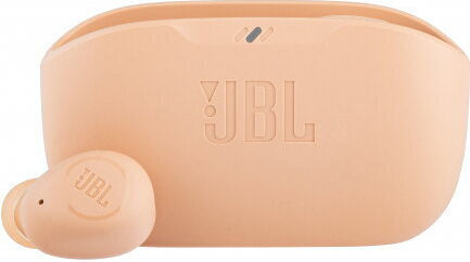 JBL Wave Buds Bluetooth Handsfree Earphones with Sweat Resistance and Charging Case Beige