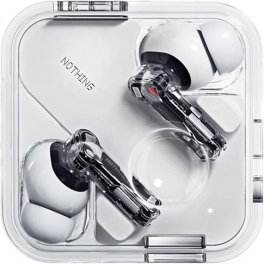 Nothing Ear In-ear Bluetooth Handsfree Ακουστικά με Αντοχή στον Ιδρώτα και Θήκη Φόρτισης Λευκά