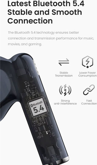 Haylou X1 Plus Earbud Bluetooth Handsfree Ακουστικά με Θήκη Φόρτισης Μπλε