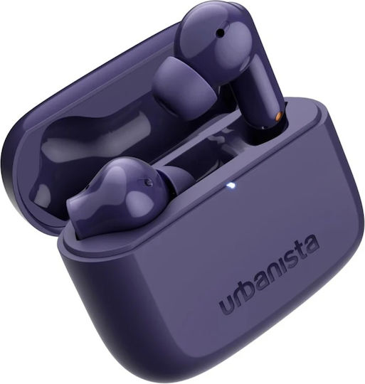 Urbanista Palo Alto In-ear Bluetooth Handsfree Ακουστικά με Αντοχή στον Ιδρώτα και Θήκη Φόρτισης Dusk Purple