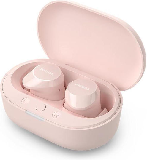 Philips TAT1209 In-ear Bluetooth Handsfree Earphones with Sweat Resistance and Charging Case Pink