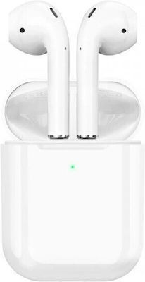 Hoco EW41 ASERIES 2 In-ear Bluetooth Handsfree Ακουστικά με Θήκη Φόρτισης Λευκά
