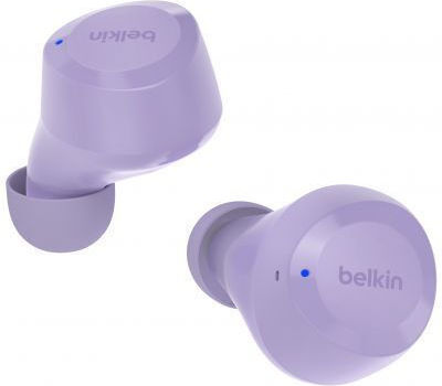 Belkin Soundform Bolt Earbud Bluetooth Handsfree Earphones with Sweat Resistance and Charging Case Lavender