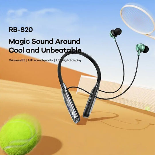 Remax Rb-s20 In-ear Bluetooth Handsfree Ακουστικά Λευκά