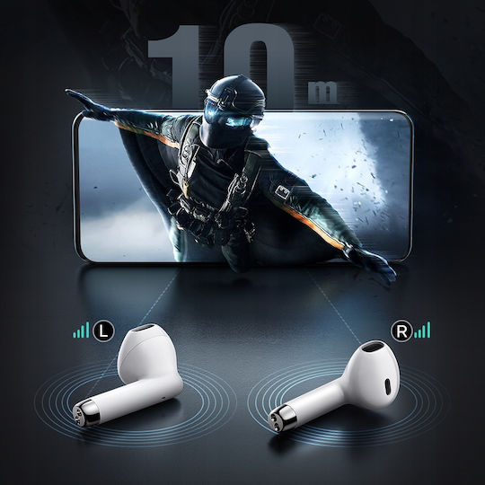 Mcdodo B01 Earbud Bluetooth хендсфри Слушалки с Кутийка за Зареждане Бял