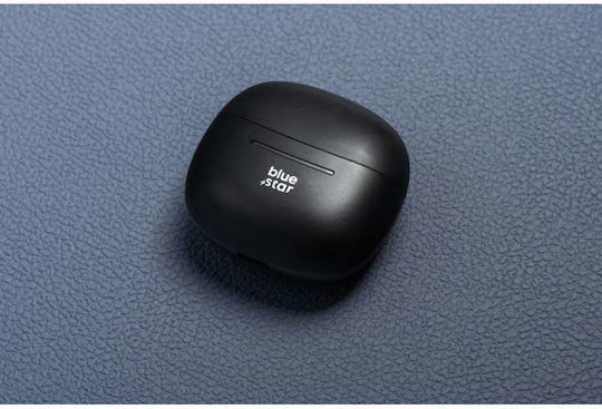 Blue Star BK44 In-ear Bluetooth Handsfree Earphones with Charging Case Black