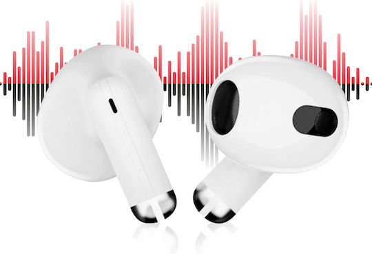 Swissten Minipods In-Ear Bluetooth-Freisprecheinrichtung Kopfhörer mit Ladeetui Weiß