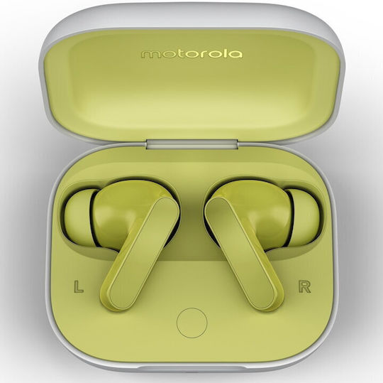 Motorola Moto Buds Bluetooth-Freisprecheinrichtung Kopfhörer mit Schweißresistenz und Ladeetui Kiwi Green