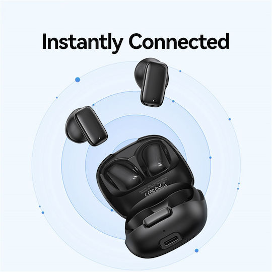 Usams ID25 Earbud Bluetooth хендсфри Слушалки с Кутийка за Зареждане Бял