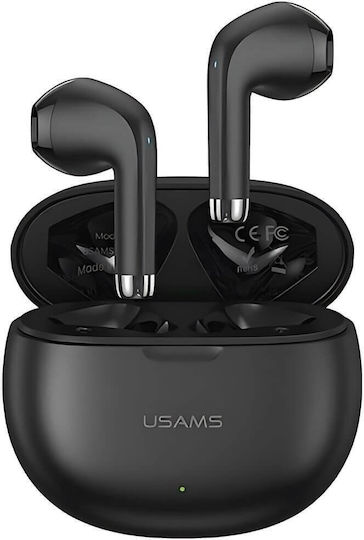 Usams YO17 Earbud Bluetooth Handsfree Earphones with Charging Case Black