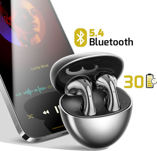 Remax W17 Pro Earbud Bluetooth Handsfree Căști cu Carcasă de Încărcare Gri