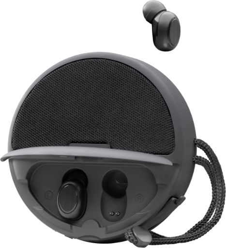 Akai Proffesional BTE-J500BT In-ear Bluetooth Handsfree Ακουστικά με Θήκη Φόρτισης Μαύρα