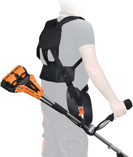 Kraft Brush Cutter Shoulder / Hand Battery 40V 6kg with 2 Batteries 4Ah