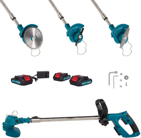 Χορτοκοπτικό Ώμου / Χειρός Μπαταρίας 24V 1.47kg με 2 Μπαταρίες