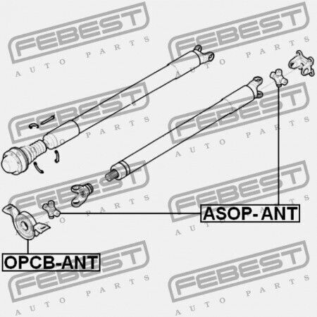 Febest Transmission Shafts for Opel Antara