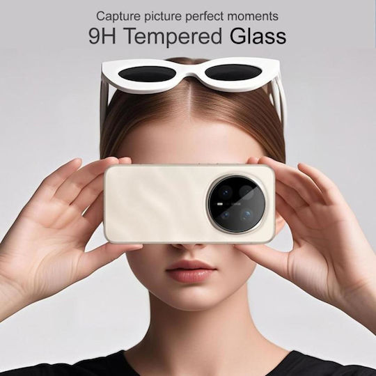 Techsuit Προστασία Κάμερας Tempered Glass Μαύρο για το Honor Magic8 Pro