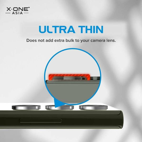 X-One Sapphire Camera Armor Προστασία Κάμερας Tempered Glass Διάφανο για το Galaxy S23