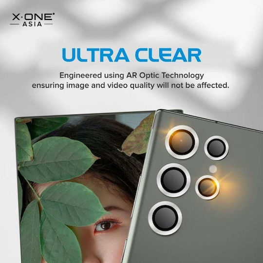 X-One Sapphire Camera Armor Προστασία Κάμερας Tempered Glass Διάφανο για το Galaxy S23