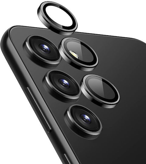 Crong Lens Προστασία Κάμερας Tempered Glass Μαύρο για το Galaxy S24