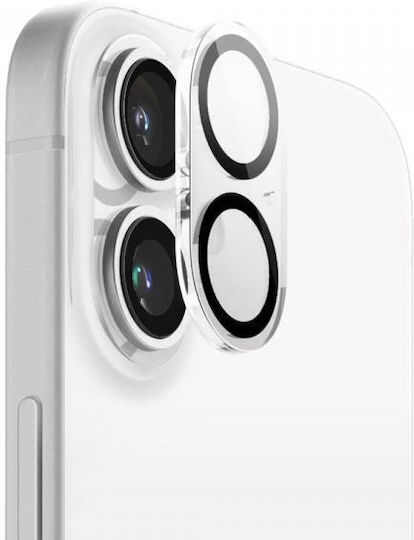 ANANK Προστασία Κάμερας Tempered Glass Μαύρο για το Iphone 16, Iphone 16 Plus
