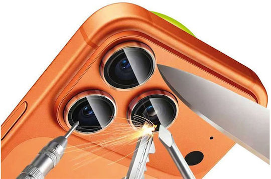 Mobile Origin Sapphire Lens Guards Camera Glass Protection Compatible Iphone 17 Pro 17 Pro Max Clear