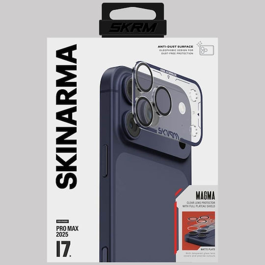Skinarma Προστασία Κάμερας Tempered Glass Μπλε για το iPhone 17 Pro Max