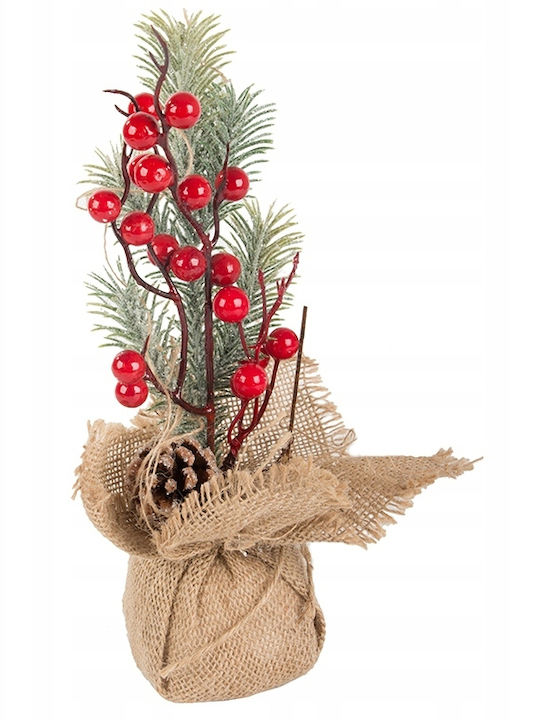 Weihnachtskranz Dekoratives Zweigstelle Rot