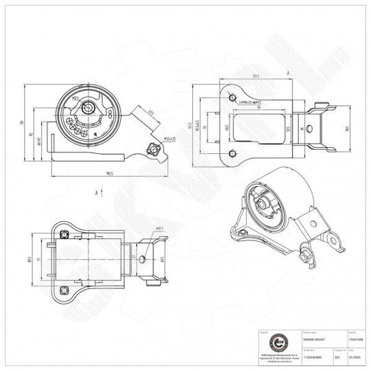 Car Engine Mount for Nissan Primera