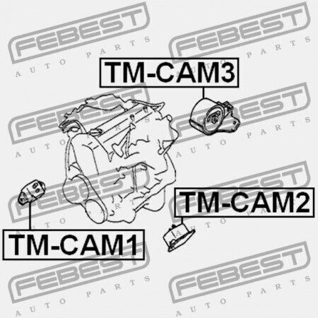 Motorhalterung für Autos für Daihatsu Terios