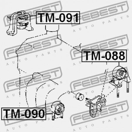 Car Engine Mount for Toyota Yaris