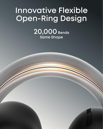 Soundcore by Anker Aeroclip Open Ear Bluetooth Handsfree Ακουστικά με Αντοχή στον Ιδρώτα και Θήκη Φόρτισης Midnight